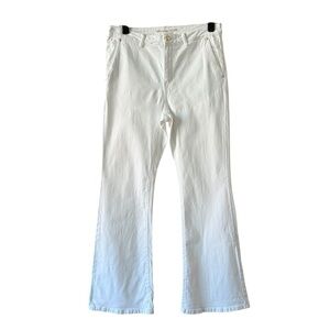 Michael Kors White Flare Jeans